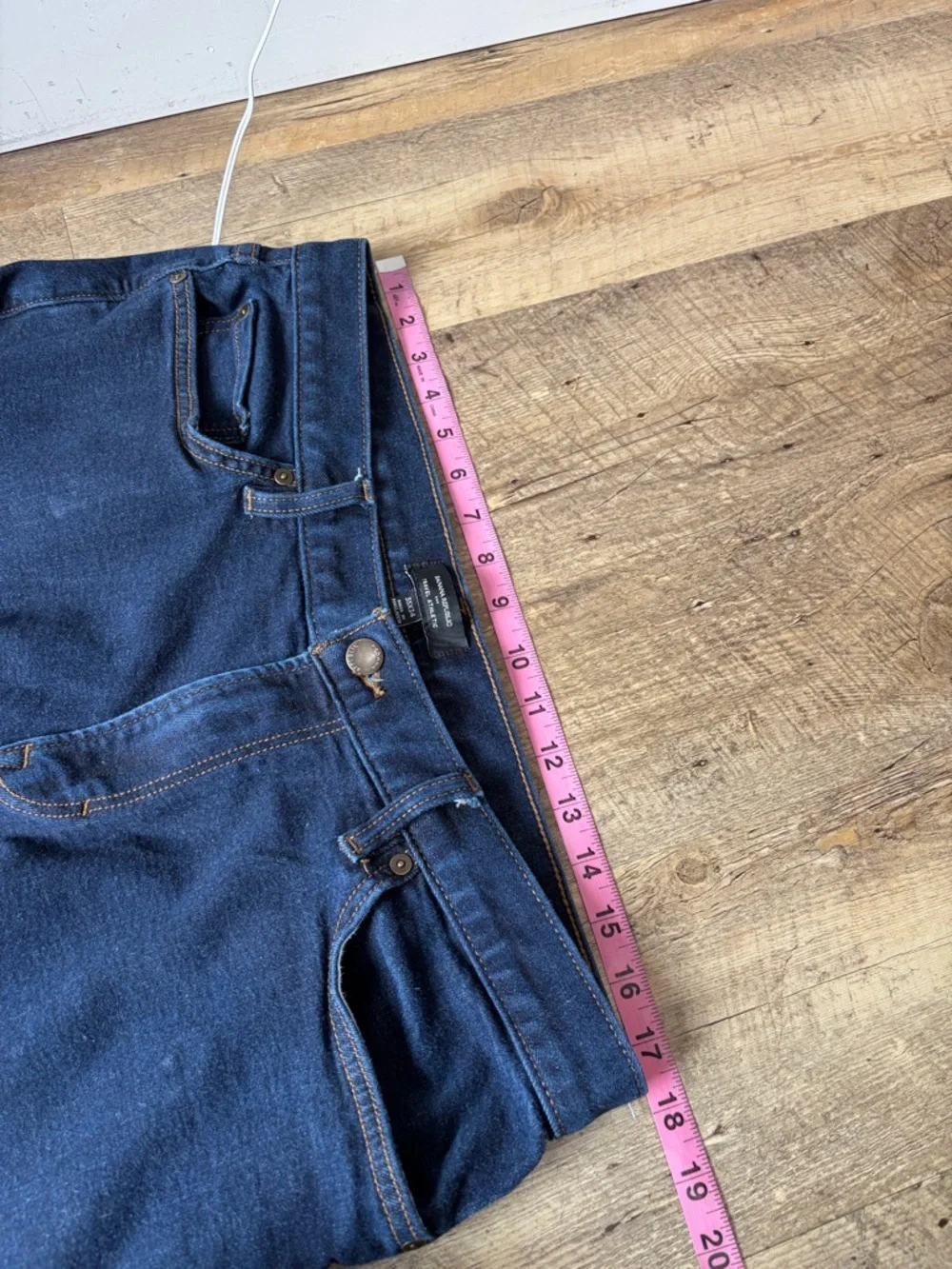 Banana Republic Travel Athletic Fit Jeans in Indigo Rinse Wash 35x34 Stretch